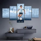 Без рамки, 5 шт., плакат Диего Марадона, известная Аргентинская Футбольная звезда, Марадона, Картина на холсте, настенное искусство, домашний декор
