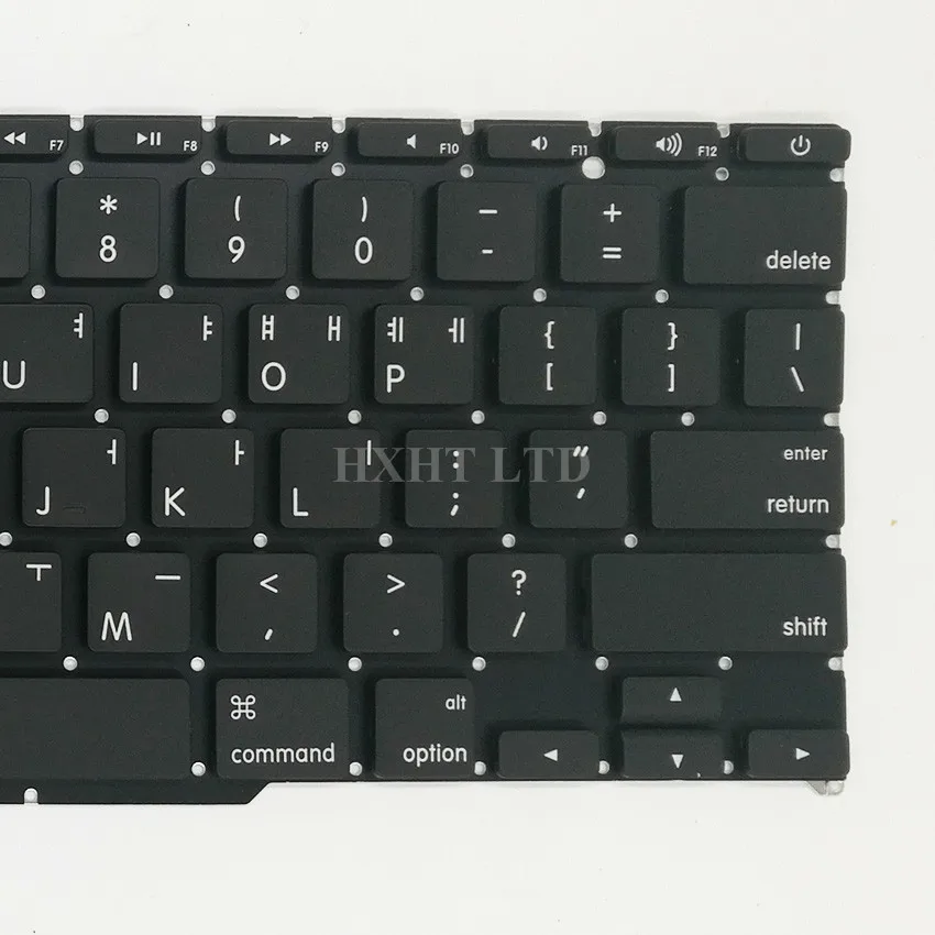 Клавиатура для ноутбука A1370 A1465 KR клавиатура с подсветкой в Корейском стиле Macbook Air