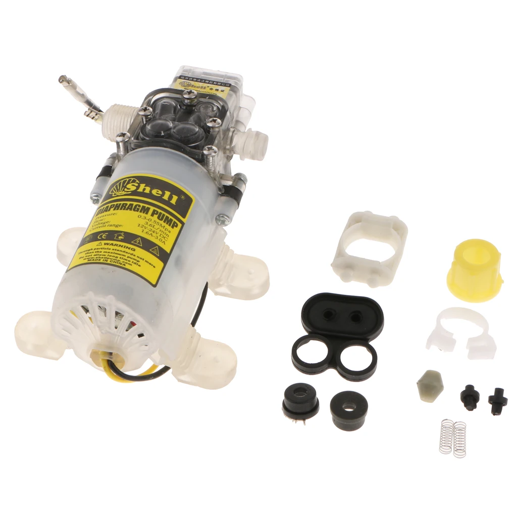 

Large Flow Power Self-Priming Water Pump Diaphragm Electric Pump 12V 60W