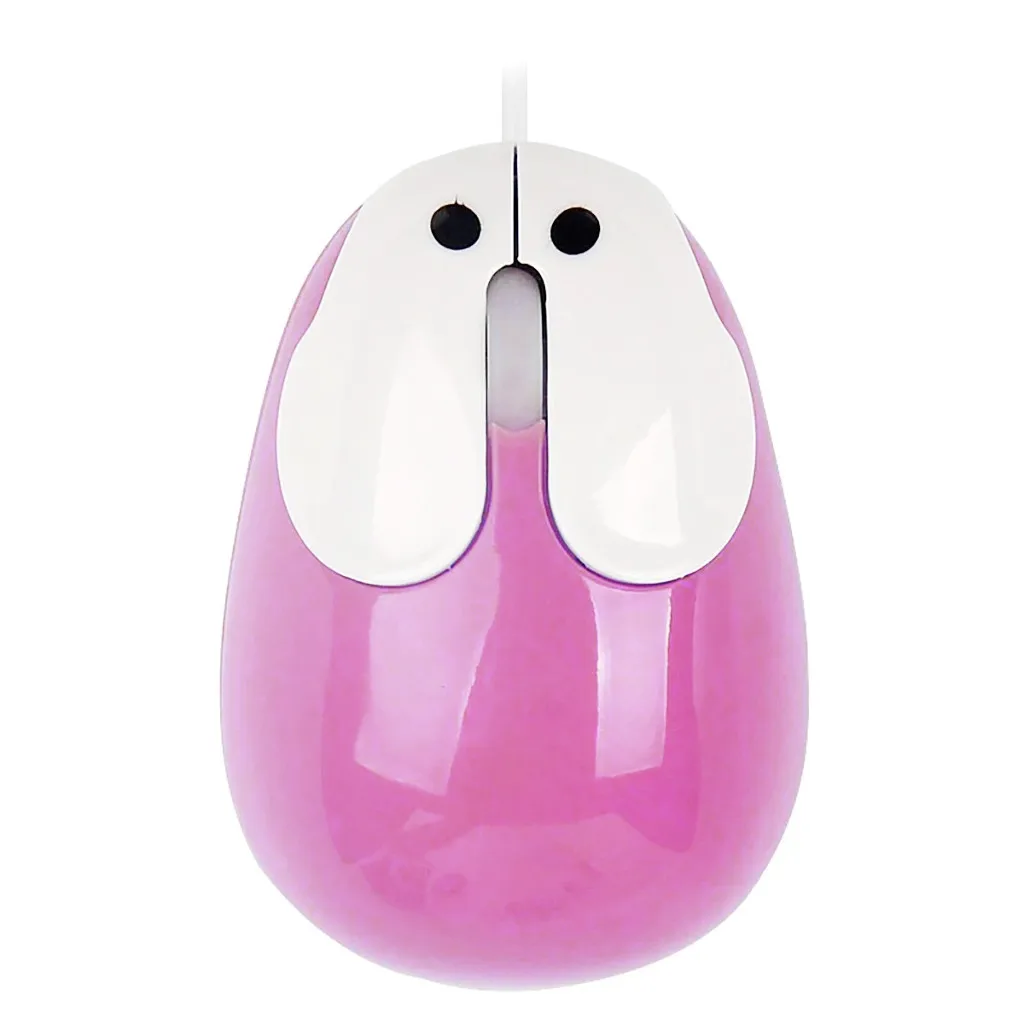 Новинка 800 dpi 3D оптическая USB Проводная мышь милый мультфильм кролик мышь raton ordenador con кабель для детей девочек игровая мышь z0725
