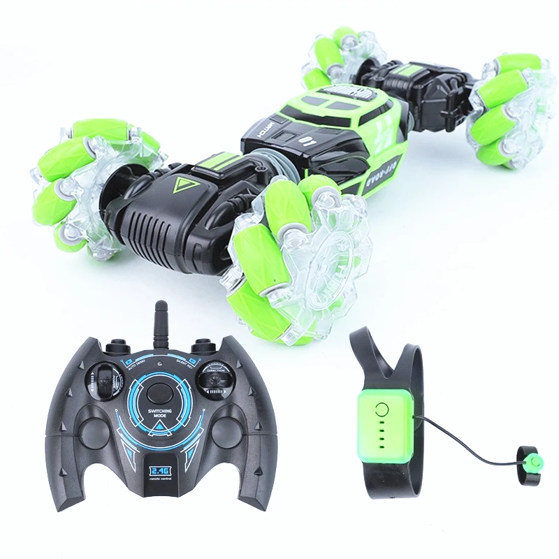 4WD беспроводные часы датчик жеста тележка вездеход боковой пилотажный трюк rc