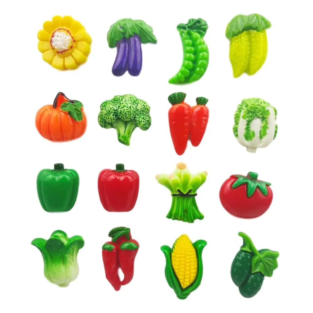 16 шт./компл. смолы овощей магнит на холодильник домашний магниты для холодильника