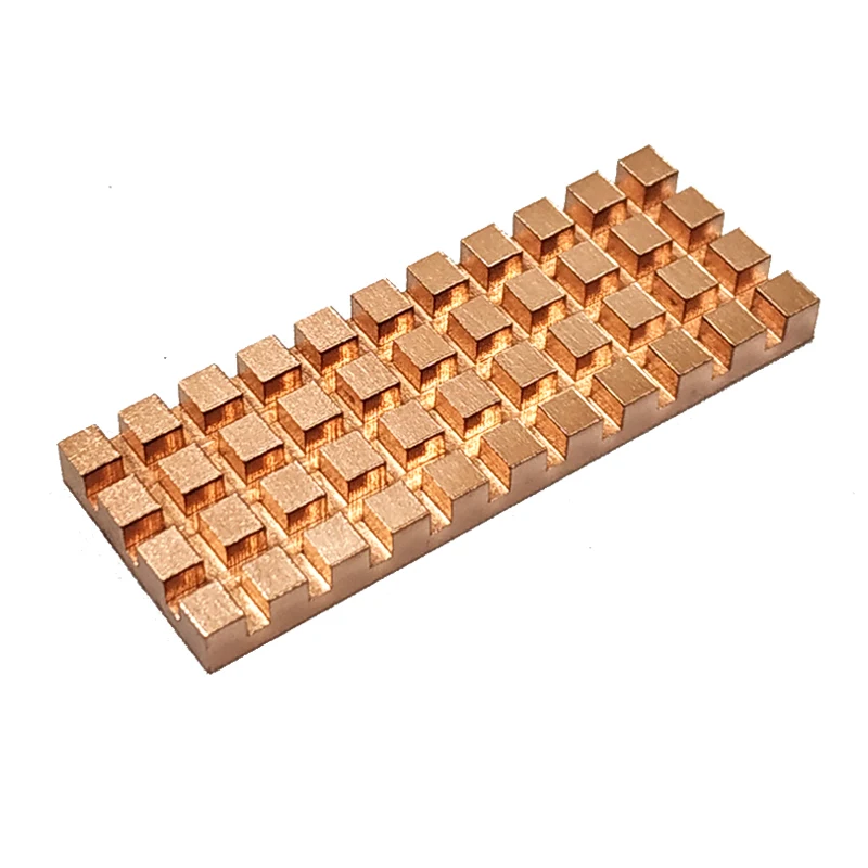 Кулер для радиатора из чистой меди теплопроводящий клей M.2 NGFF 2260 PCI E NVME SSD