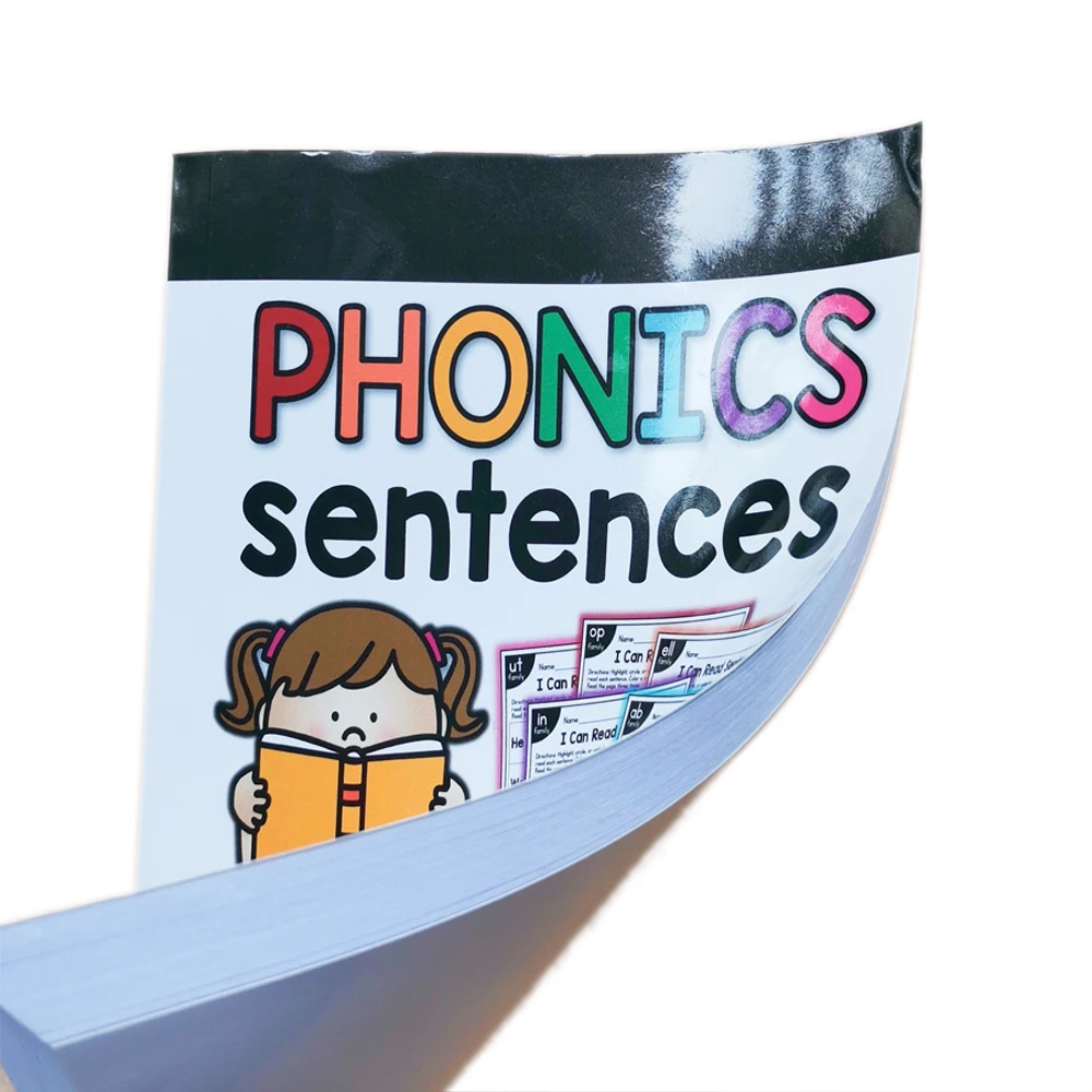 Книга для упражнений Phonics на 113 страниц я могу читать простые предложения учебная