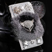 rhinestone wallet case for zte blade t620 x3 d2 a452 l8 a530 a606 axon 10 pro 20 smart a5 2019 a7 2020 pu leather bling cover