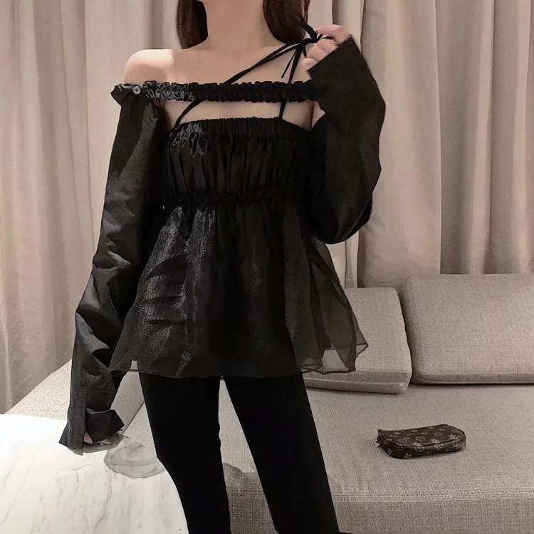 2020 весна новый осенний и зимний продукт слово плечо плиссированные стеганый