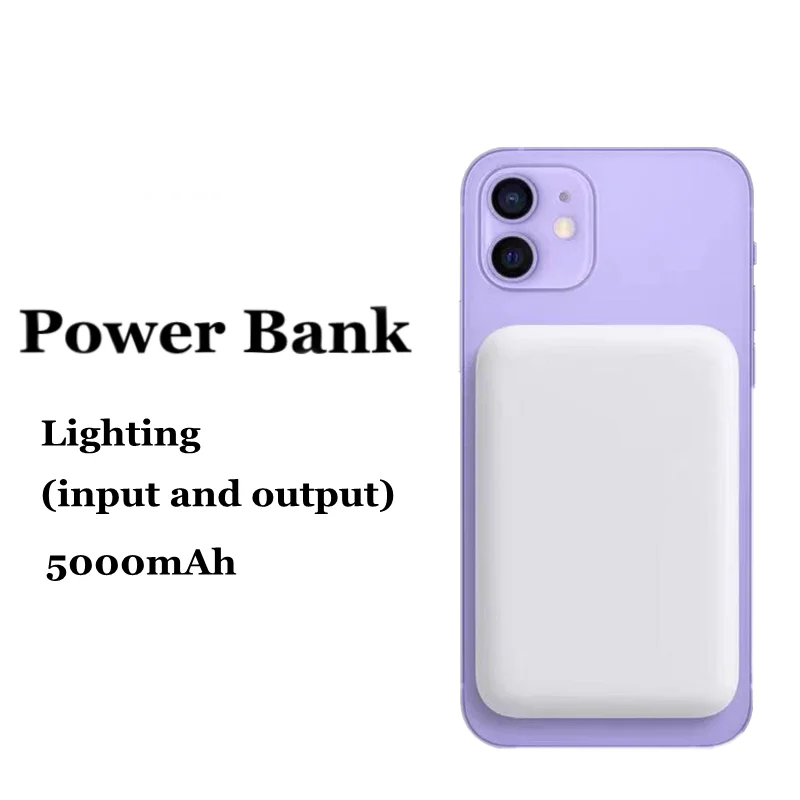 

Внешний аккумулятор для Magsafing, внешний аккумулятор для iphone 12 Pro Promax