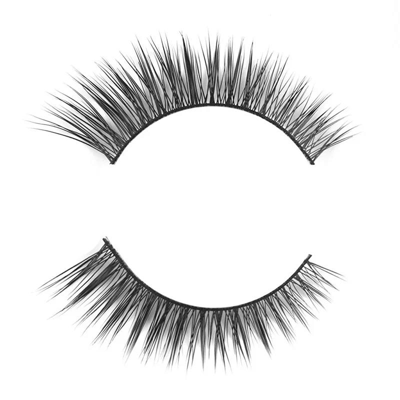 1 пара ручной работы натуральные норковые волосы длинные ресницы накладные D-12 |