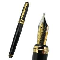 duke d2 elegant fountain pen black barrel gold clip advanced writing ink pen for office school home fountain pen