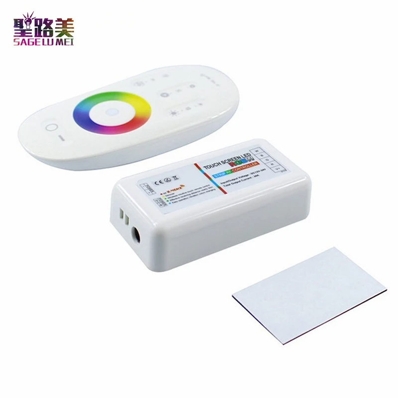 DC 12V 24V RGBW или RGB Led управление Лер 2 4G RF сенсорный экран дистанционное 6A на канал для