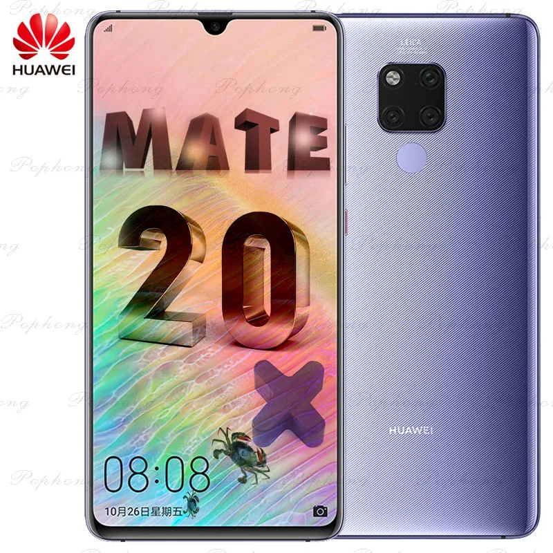 HUAWEI mate 20 X mate 20X смартфон 7,2 дюймов полный экран 2244x1080 Kirin 980 Восьмиядерный EMUI 9,0 5000 мАч 4* Камера быстрое зарядное устройство