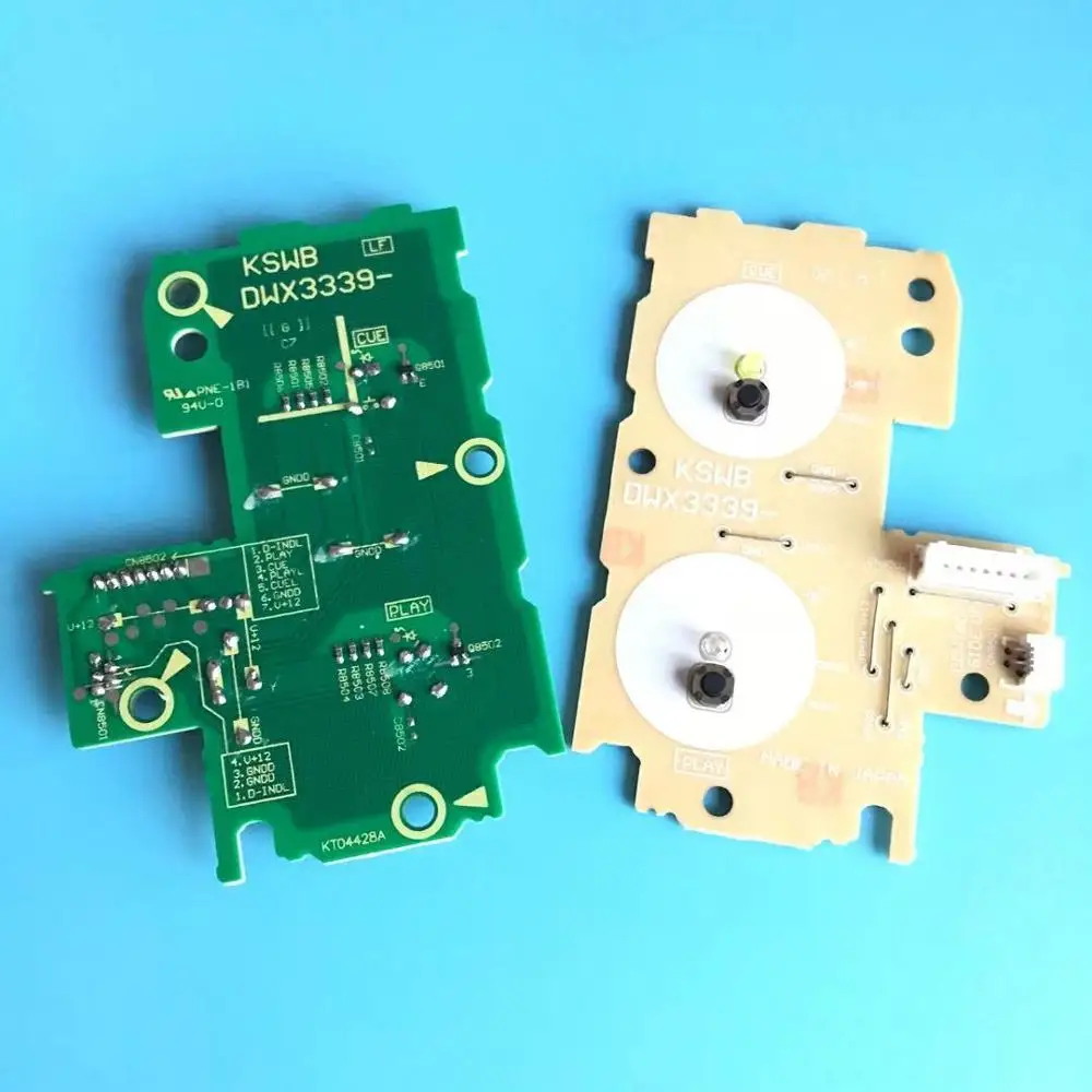 2 шт. Play Cue печатная плата PCB DWX 3339 DWX3339 для Pioneer CDJ 2000 Nexus желтая версия|Аксессуары