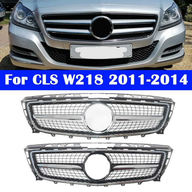 Для Mercedes-Benz CLS-Class W218 2011-2014 CLS300 CLS350 Стайлинг автомобиля Средняя решетка Передняя GT
