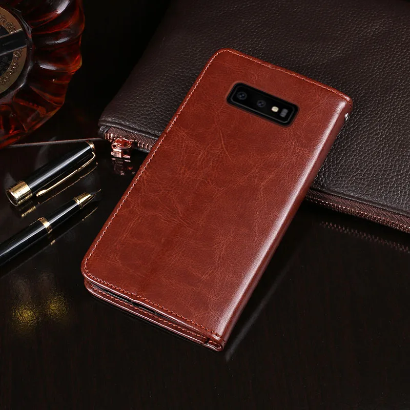 Прочный деловой кожаный защитный чехол iTien для Samsung Galaxy J4 Core S10 Lite Plus ТПУ