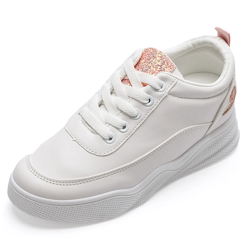 

White Sneakers for Women's Winter Footwear Chunky Sneakers Women with Platform Shoes Woman Casual Sneaker Woman Fashion 2020 New