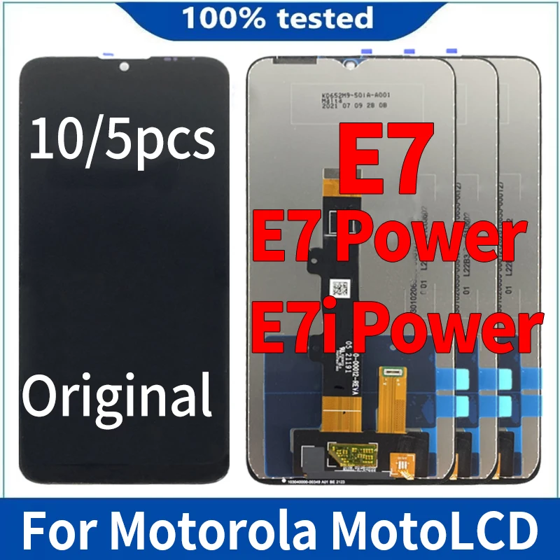 

5/10 шт./лот оригинальный для Moto E7 Power LCD для Moto E7i Power E7 lcd XT2052 XT2095-1 E7 Power ЖК-дисплей с сенсорным экраном дигитайзер