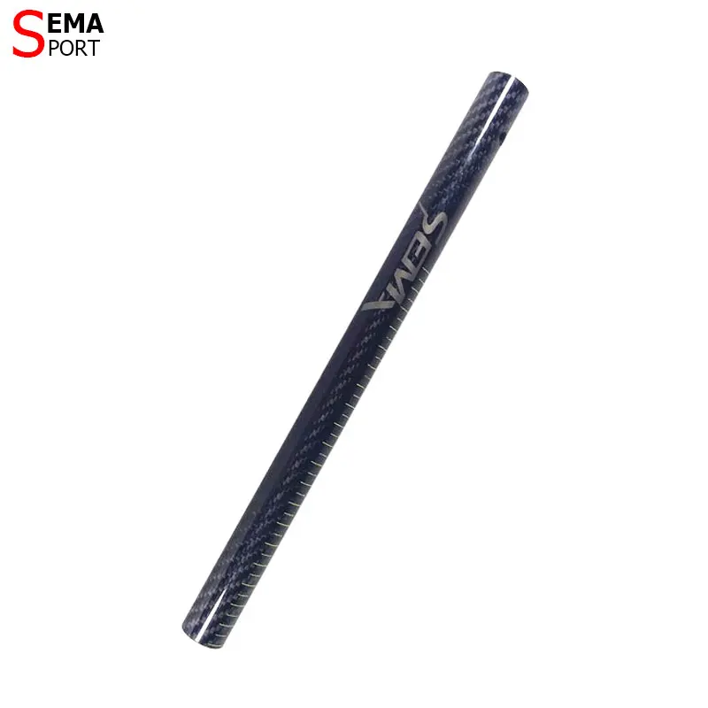 Bicycle Seat post 22.2mm SEMA Full Carbon Fiber Super Light 48g Balance Bike Mini MTB Length 200/250/300mm Custom Color | Спорт и
