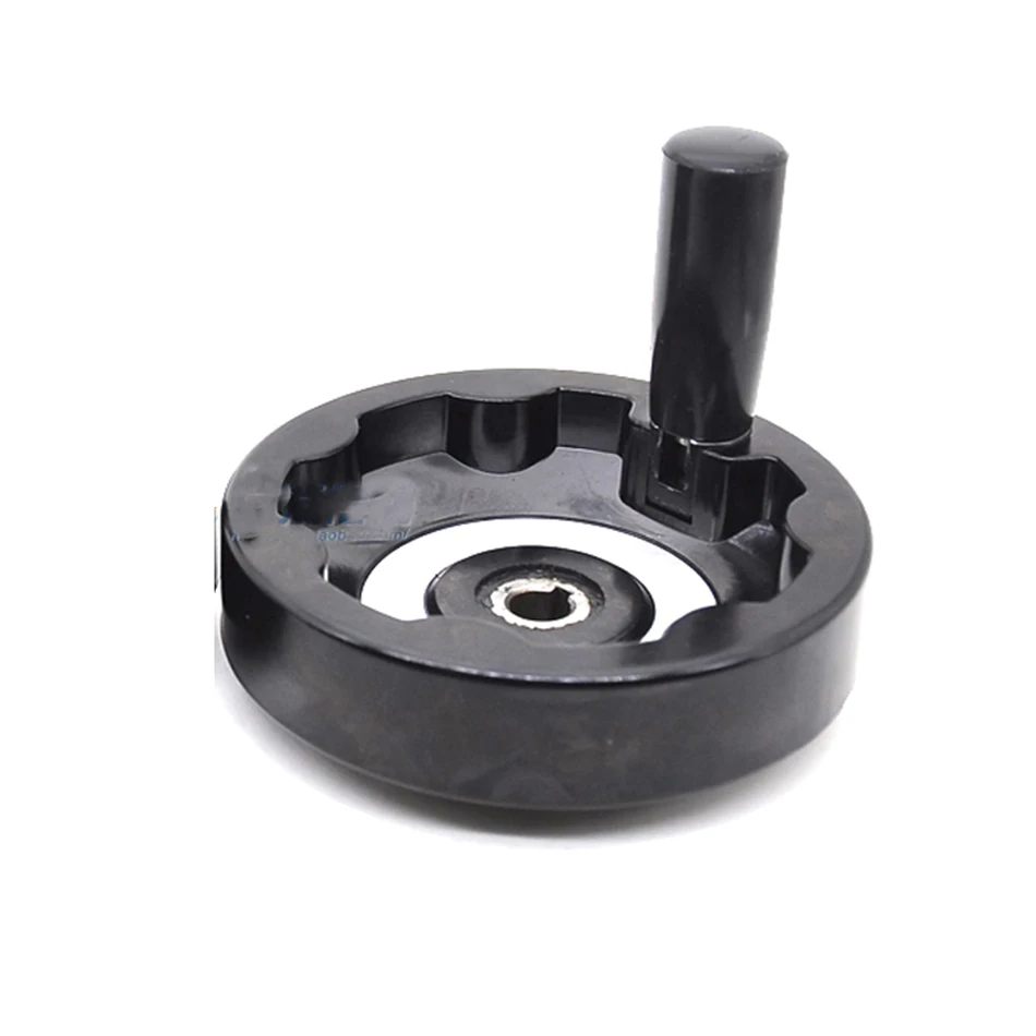5 inch-Plastic " 4" " 6,5" " 8" спиц круглый железный маховик для токарного станка фрезерный станок - Цвет: 5 inch-Plastic