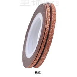 Новинка, 12 цветов, 1 мм, Блестящая лента для ногтей, цветок, для дизайна ногтей, наклейки для переноса воды, Полные Обертывания, олень/Лаванда, для ногтей, сделай сам - Цвет: 10