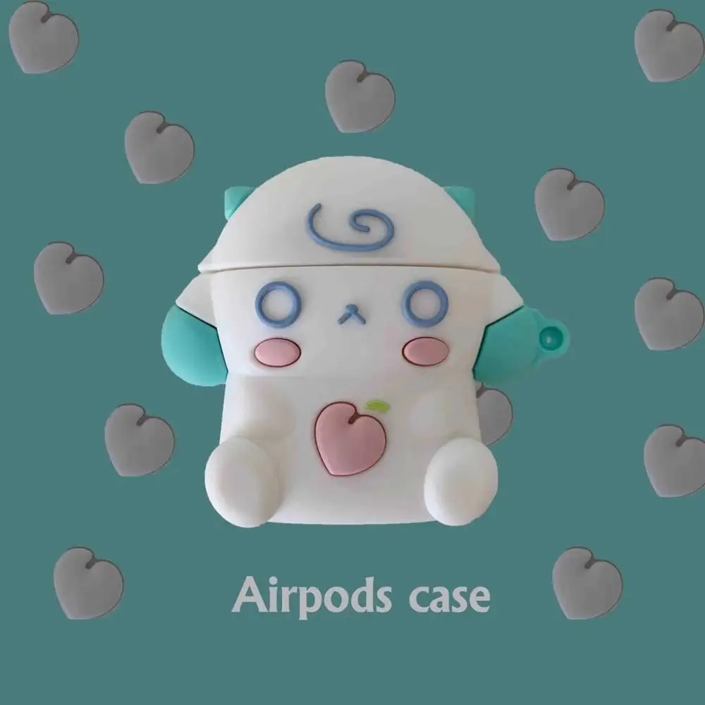 Bluetooth чехол для наушников Airpods1 милый силиконовый защитный Airpods 2 аксессуары