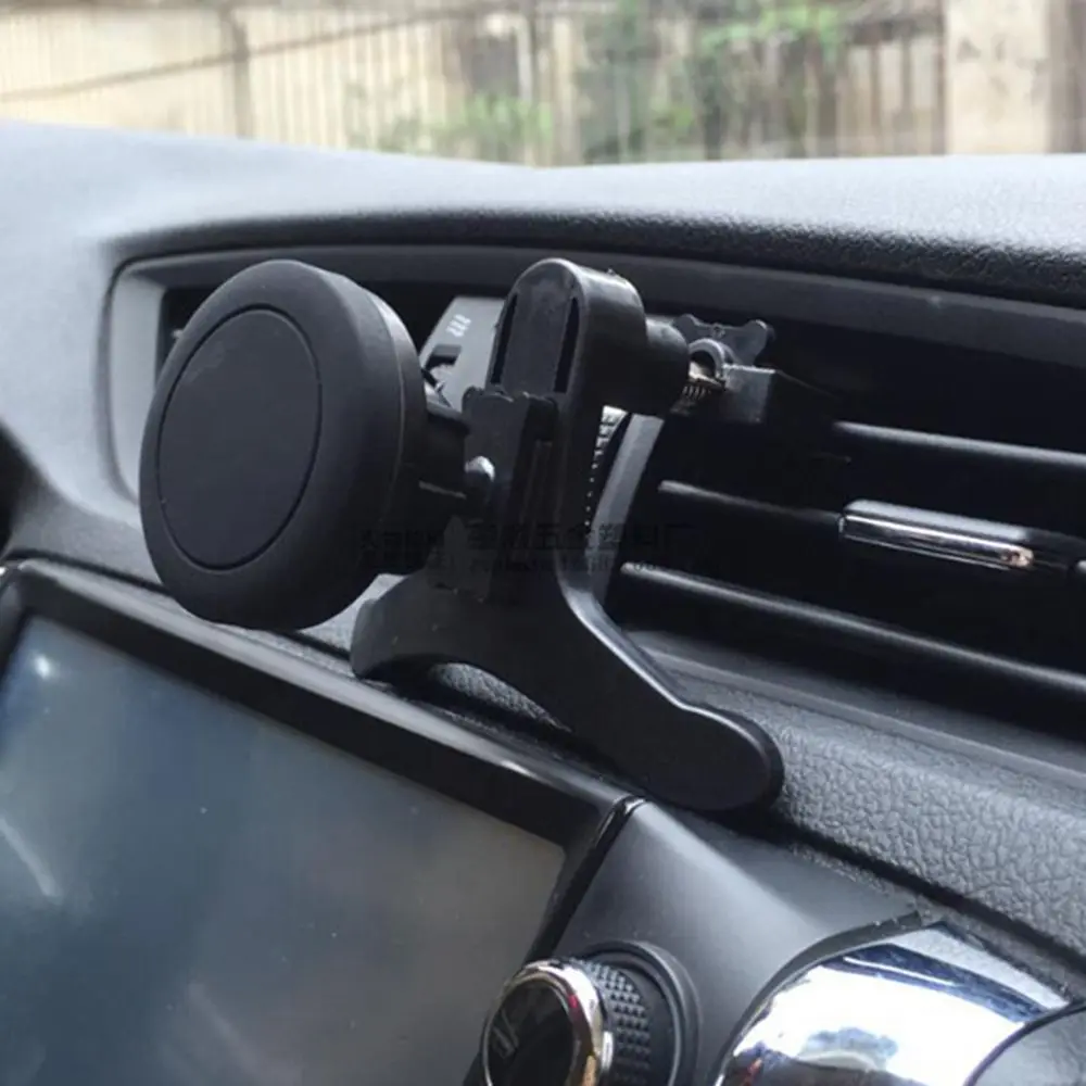 Черный держатель на вентиляционное отверстие Автомобиля Магнитный кронштейн