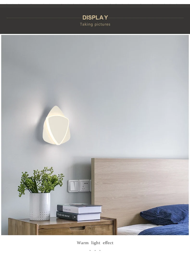 Lâmpada de Parede Simples e Moderno Feimefeiyou Nova Criativa Interior Sala Estar Quarto Escada Lâmpada Led Hotel Cabeceira Parede 2022 7 simples e moderno interior sala estar quarto