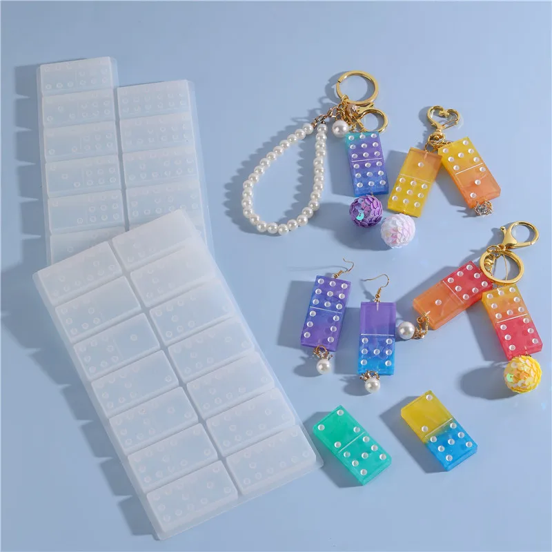 SKTN Смола ручной работы силиконовые формы домино ювелирные изделия аксессуары