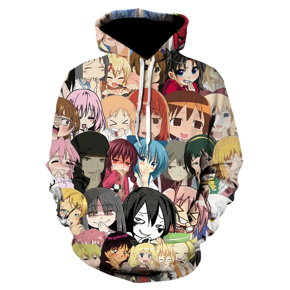 Новинка 2019 зимняя мужская куртка забавная уличная одежда с мотивами из аниме 3D