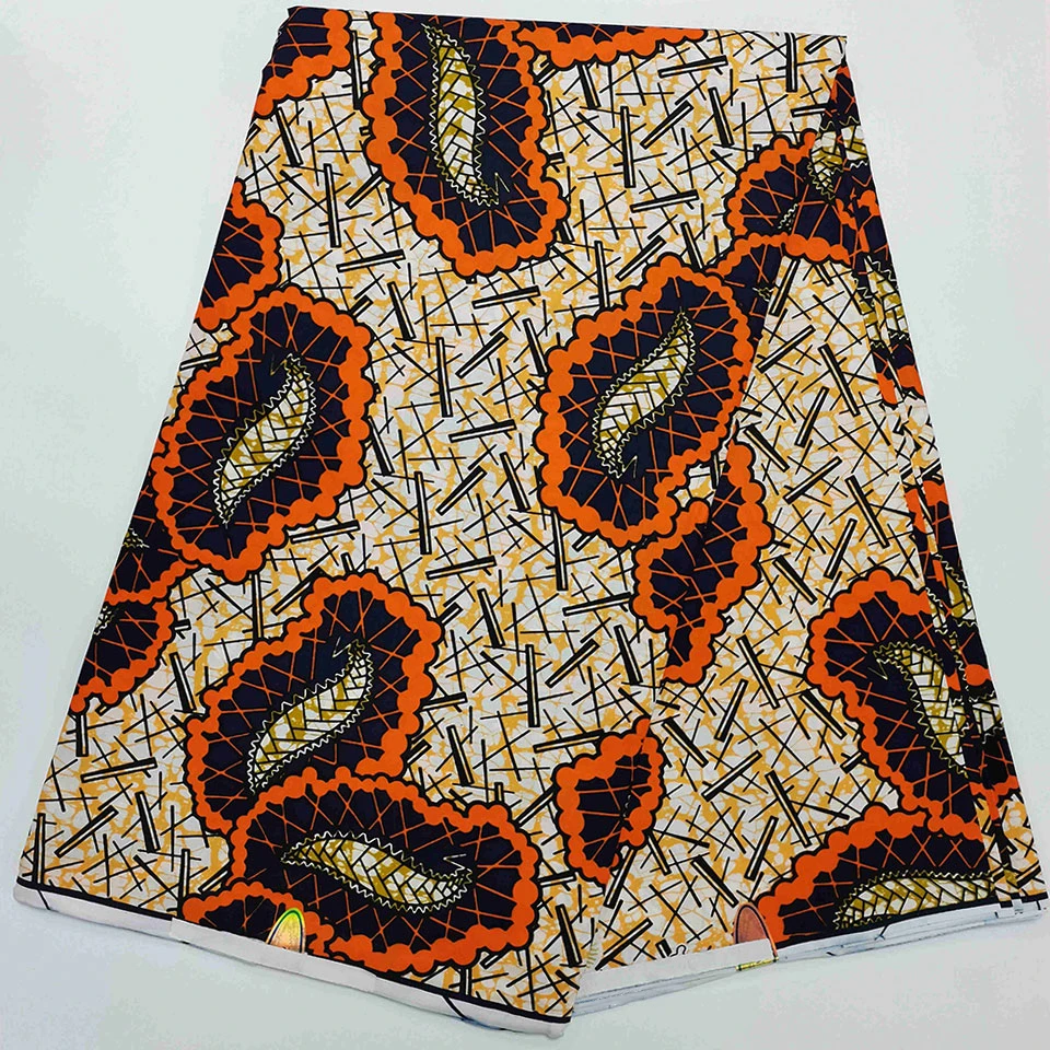 

6 Yards Mitex Wax Print/ African Fabrics Kitenge/Pagnes/Tissues Africain/ Lapa/Chitenge HS-88