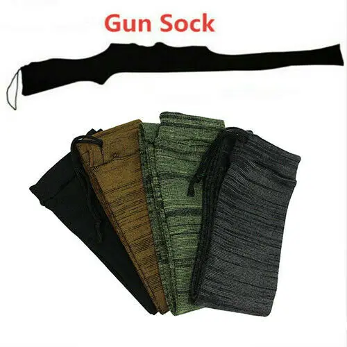 

140cm Silicone Treated Gun Sock Polyester Rifle Shooting Fishing Rod Sock Protection Cover Bag Case Tactical Hunting Sleeve Case