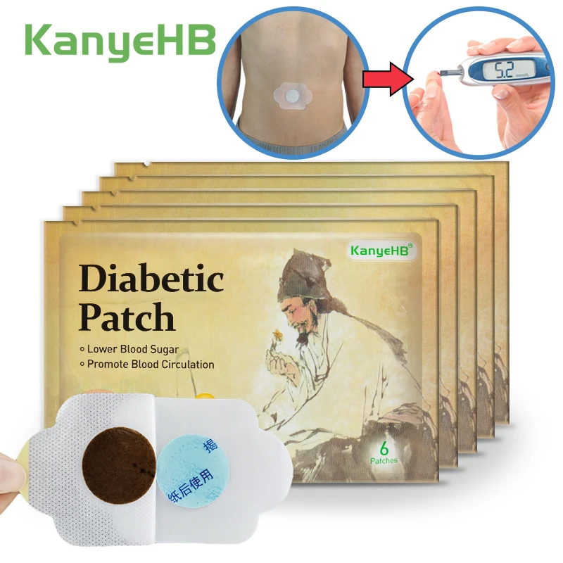 

30pcs/5bag New Arrival Diabetic Patch Stabilizes Blood Sugar Level Balance Blood Glucose Diabetes Patche Treatment Diabetes A605