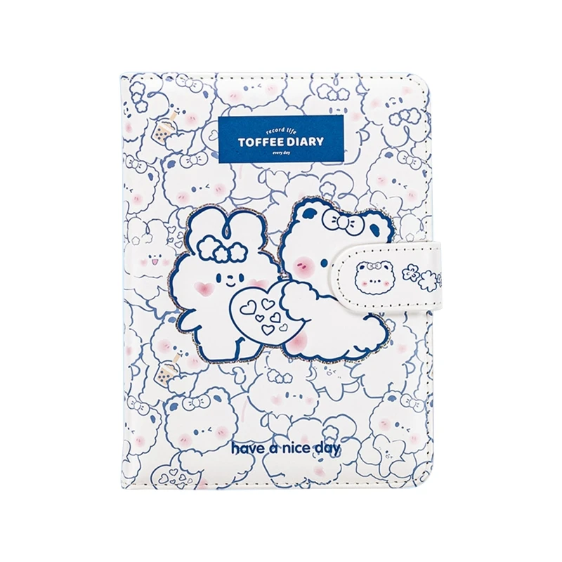 Kawaii Rabbit Journal Writing Notebook Hardcover Notepad 96 Pages for Teen Girl | Канцтовары для офиса и дома