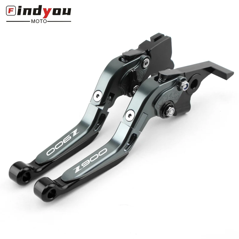 Регулируемые выдвижные мотоциклетные Рычаги сцепления с логотипом z900 z650 CNC для