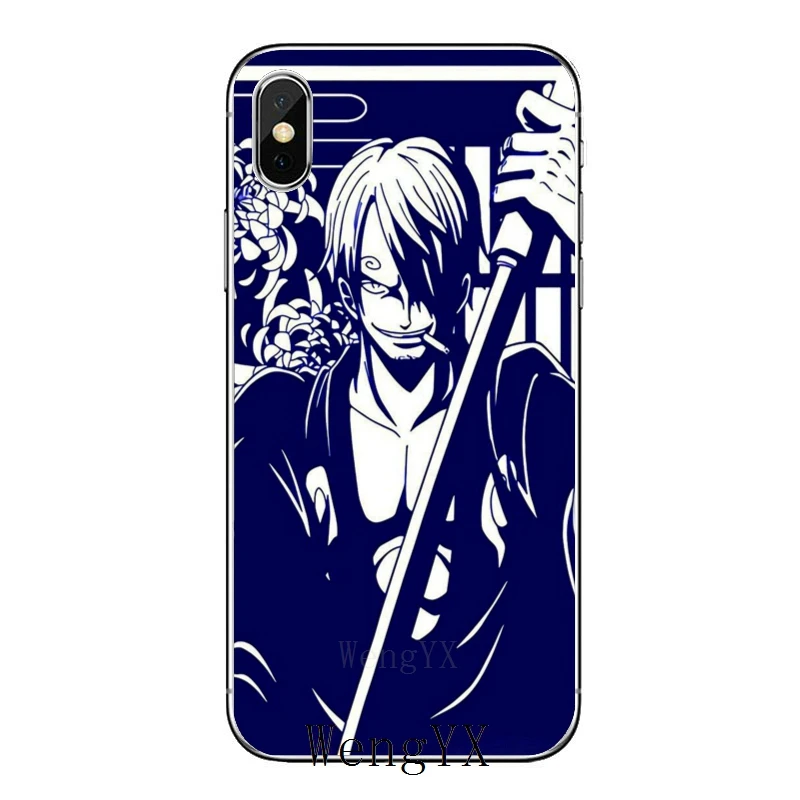Мягкий чехол для Samsung Galaxy Note 10 9 8 5 4 S10E S10 Lite S9 S8 S7 S6 Edge Plus S5 S4 Mini sanji One Piece|Бамперы| |