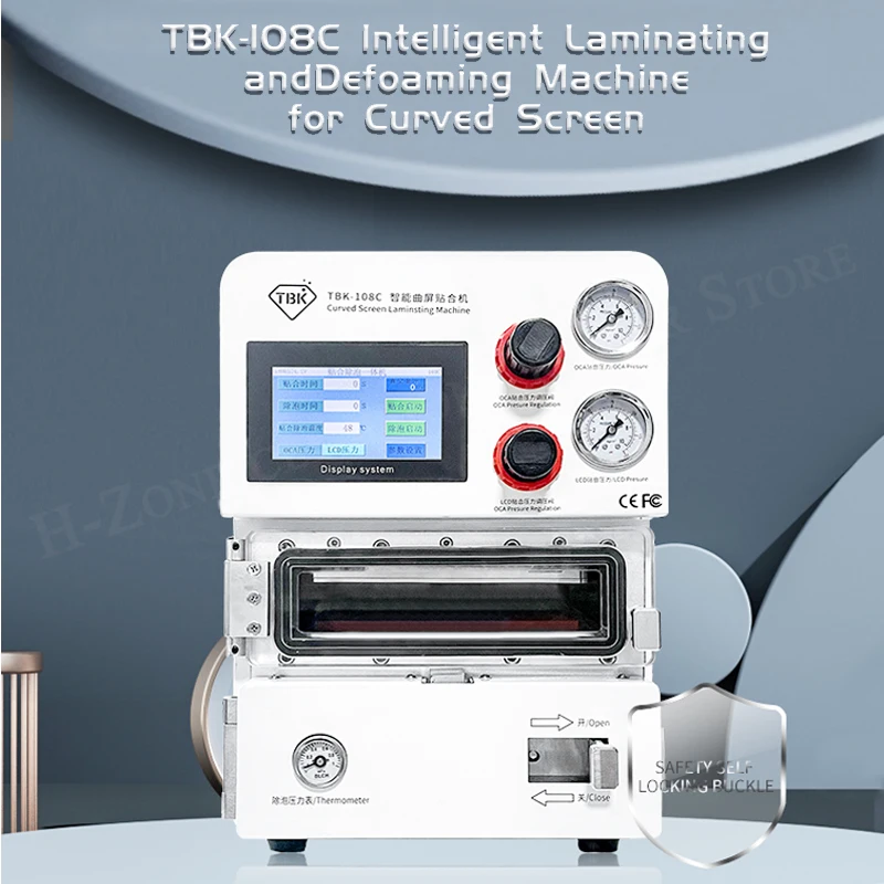 

Tbk-108c Intelligent Vacuum Oca Laminating and Defoaming Machine for Samsung iPhone Tablet 12 inches LCD screen for Phone Repair