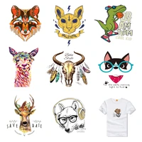 iron on transfers for clothing patches clorhing stickers stripe rock diy animal applique vinyle adhesive flex fusible transfer c