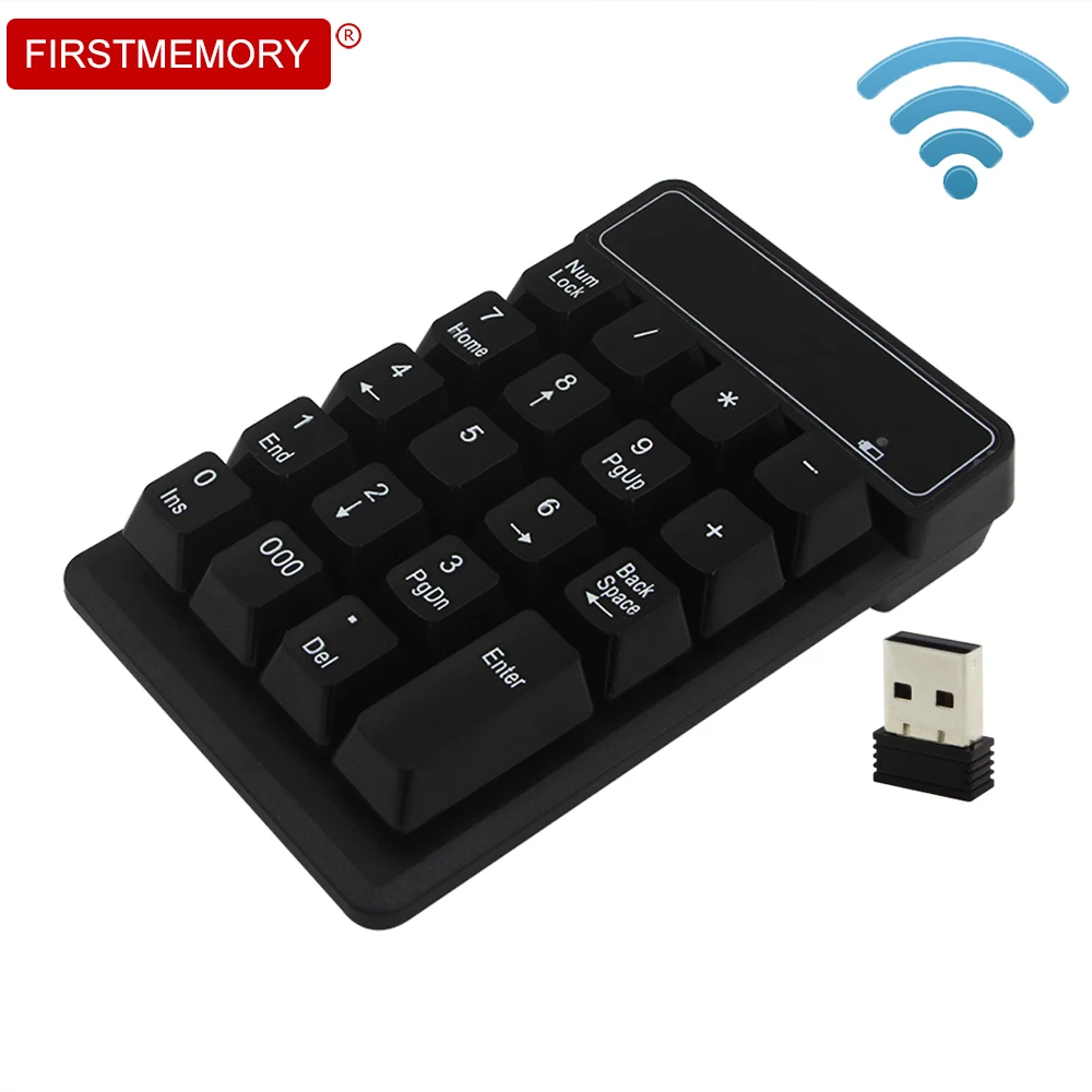 2 4G Цифровая компьютерная клавиатура Беспроводная портативная