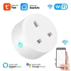 Смарт-розетка Tuya Беспроводная с поддержкой Wi-Fi, 2016 А, 4 шт.