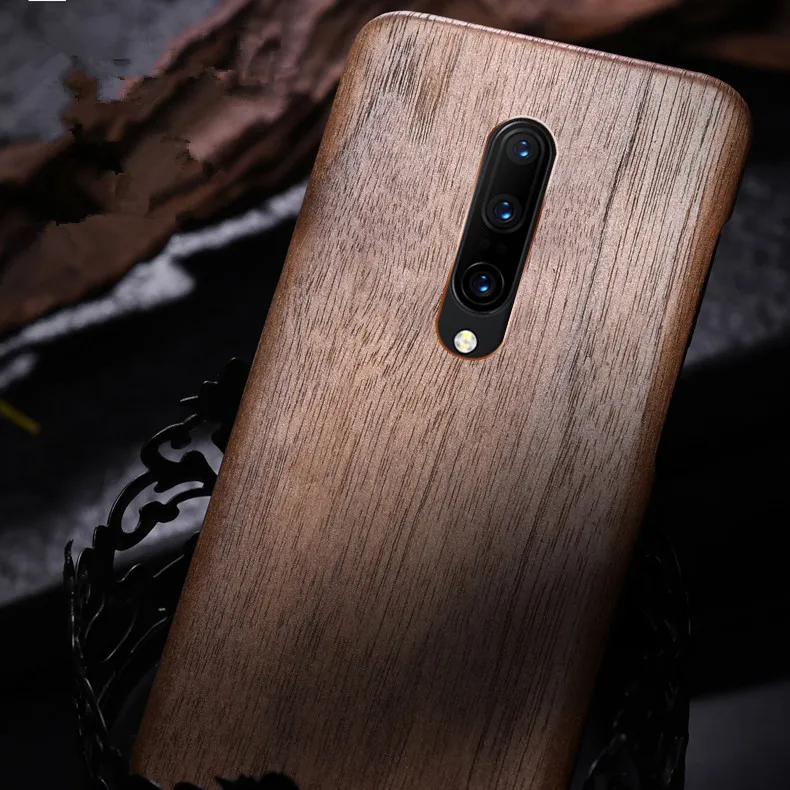 Hard Wooden For Oneplus 8 Pro Case Matte Anti-Scratch 6 6T 7 7T Wood 1+8 oneplus Back Cover | Мобильные телефоны и