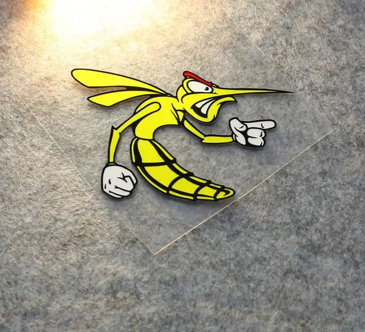 Светоотражающая наклейка в виде пчелы сердитой мотоцикла наклейки для