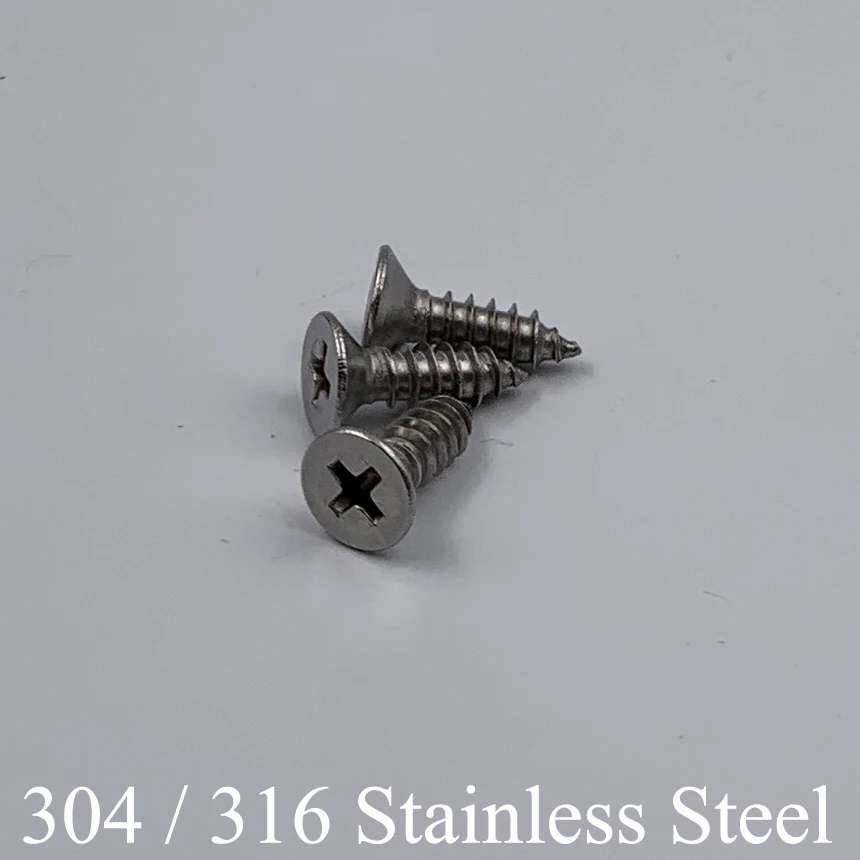 M3 * 6 M3x6 8 M3x8 304 316 нержавеющая сталь SS DIN7982 крестообразный винт с потайной головкой