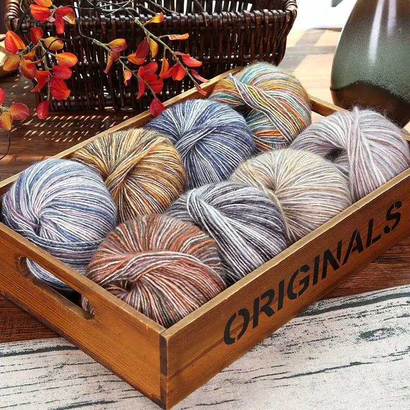 50g/Ball Camouflage Cotton Wool Crochet Yarn Warm Skin-friendly For Knitting Soft Scarf Hat Sweater Thick Hand |