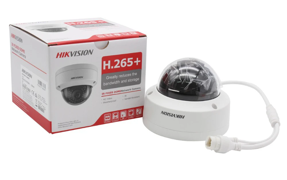 Hikvision Оригинальная английская 4 МП(1080 P) купольная камера безопасности Onvif DS-2CD1143G0-I PoE CCTV камера Замена DS-2CD1141-I H.265