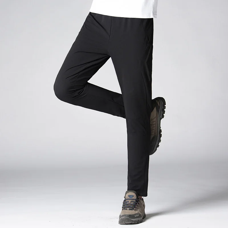Растягивающиеся походные брюки мужские летние быстросохнущие штаны для