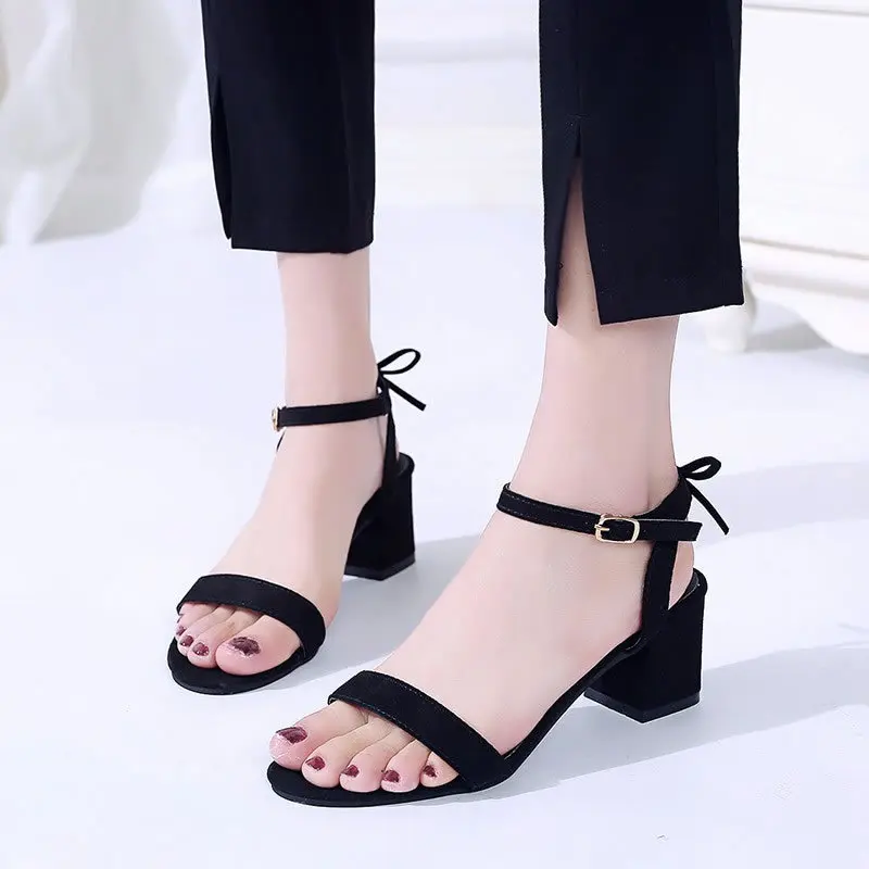 Женские босоножки на толстом высоком каблуке элегантные розовые туфли лодочки