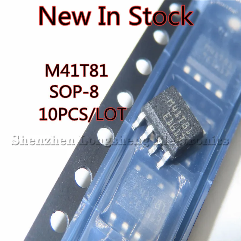 10 шт./лот M41T81 M41T81M6E M41T81M6F SMD SOP-8 микросхема часов в режиме реального времени, новая модель