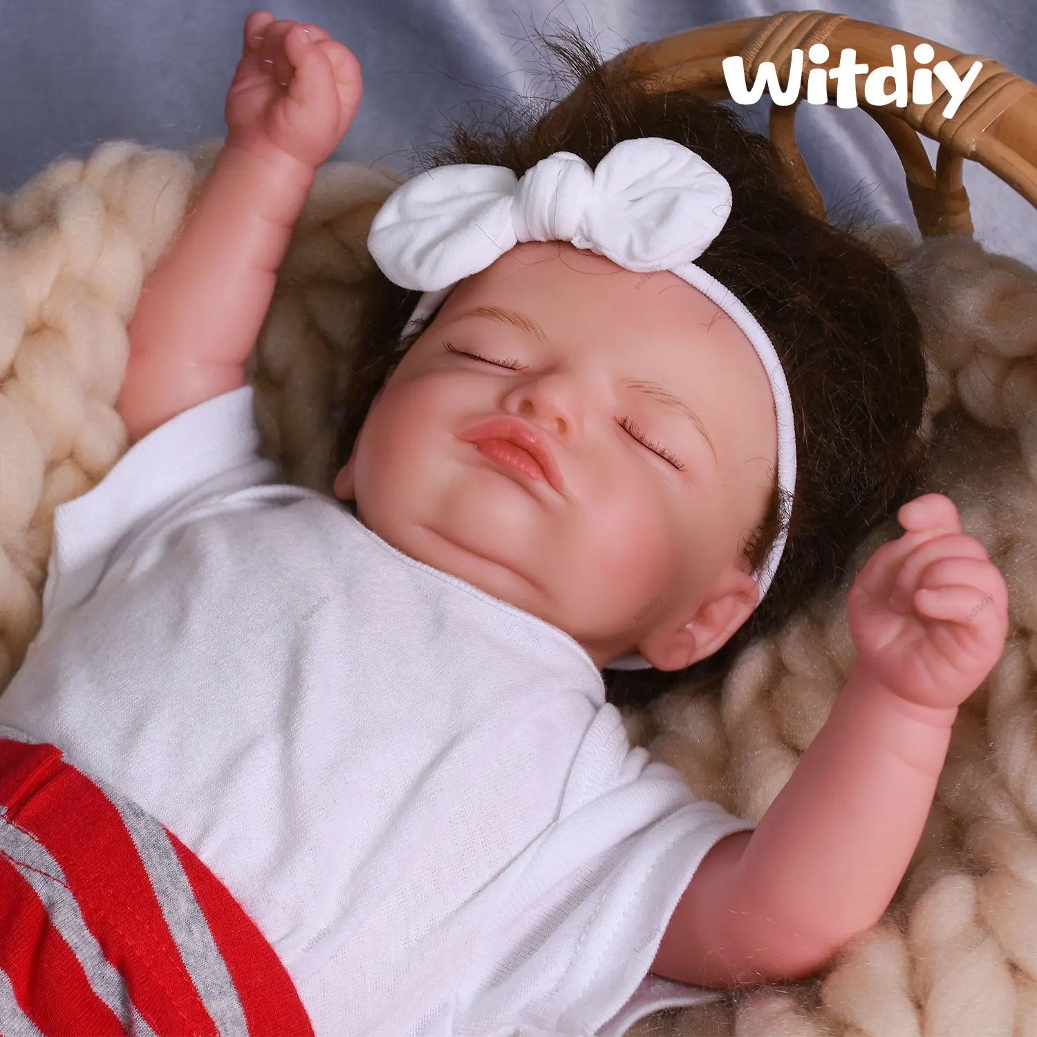 

Witdiy 18-19 Inch Rosalie Reborn dolls Reborn kits bebe reborn