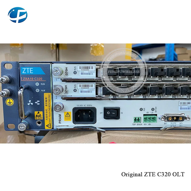 ZTE 32 порта 10G OLT C + Gpon C320 Olt 1 * SMXA/3 PRAM (110V 220V) 2 GTGH 16PONt Board Olt|Детали устройств связи| |