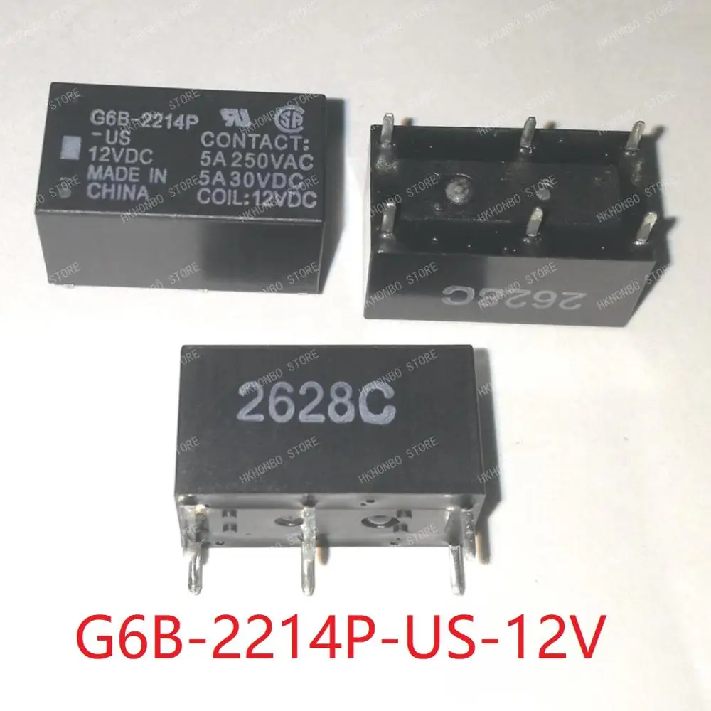 Новый реле G6B-2214P-US-5V G6B-2114P-US-12V G6B-2114P-US-U-24V 6Pin разъем | Обустройство дома
