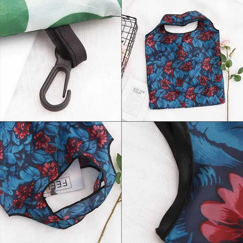 

New Foldable Handy Shopping Bag Reusable Tote Pouch Recycle Storage Handbags Portable Shopping Bag